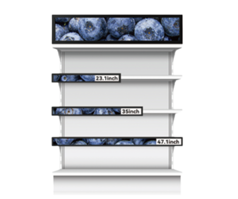 Shelf Edge LCD Display
