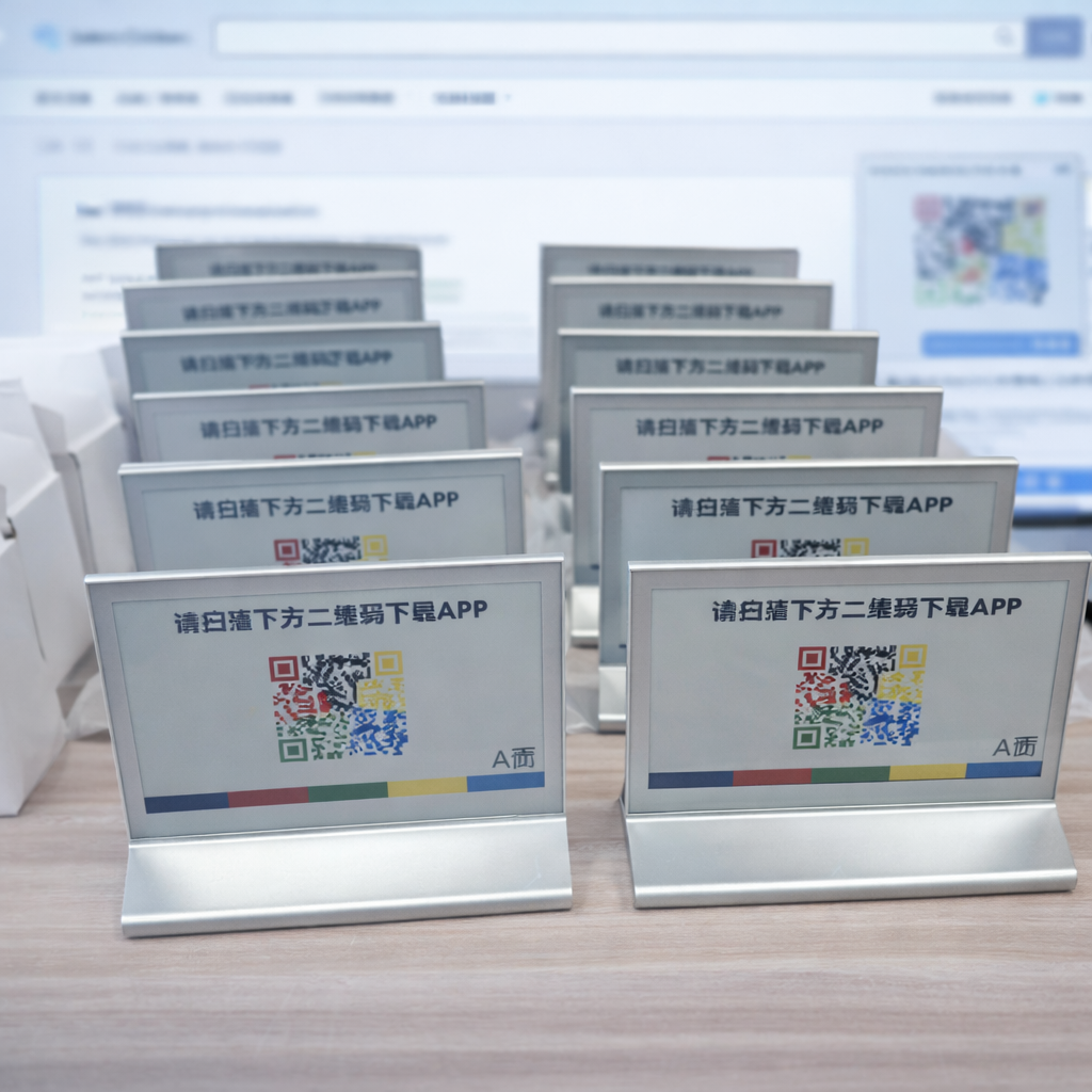 Farebný elektronický menovkový štítok